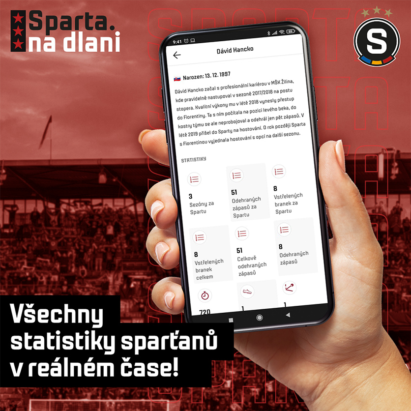 Sparta App - Statistiky
